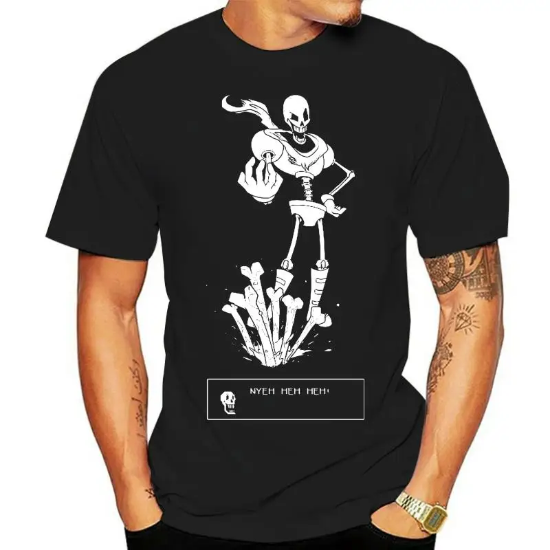

Футболка Undertale, Мужская футболка, ролевая игра, женская футболка с принтом черепа и костей, топы, Мультяшные футболки в стиле хип-хоп
