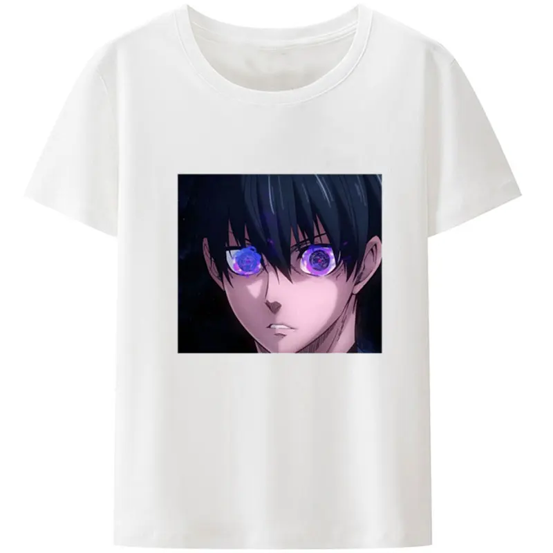 

Anime Blue Lock Y2k T-shirts Japanese Cartoon Style Humor Novelty Comfortable Printed T-shirt Top Mens Clothes Men Clothing Tees