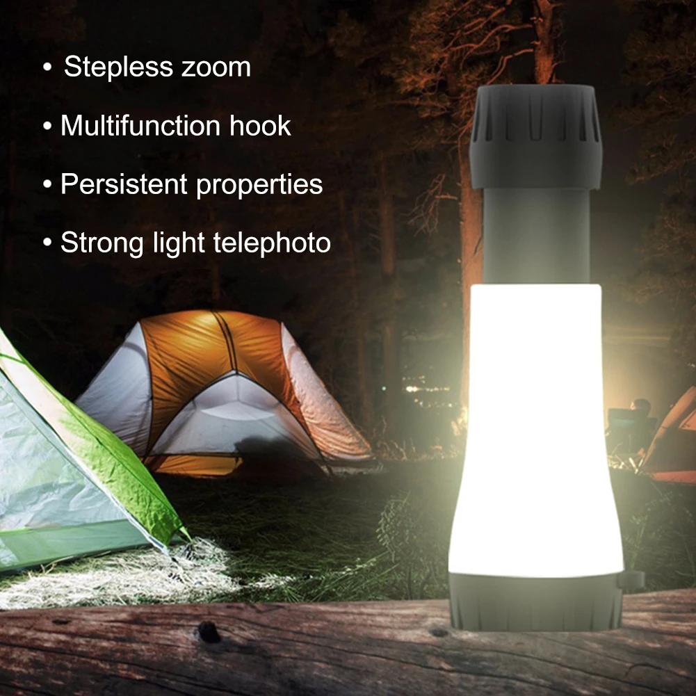 

300lm LED Flash Camping Searchlight 3 Modes Adjustable Waterproof Portable XPE Flashlight for Outdoor Hiking