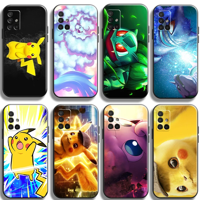 

Japan Anime Pokémon Phone Cases For Samsung A51 5G A31 A72 A21S A52 A71 A42 5G A22 4G A22 5G A20 A32 5G A11 Shell Soft Funda