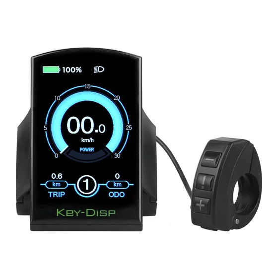 Настройка Key-Disp KD986 36 В 48 Дисплей для электрического велосипеда с большим экраном