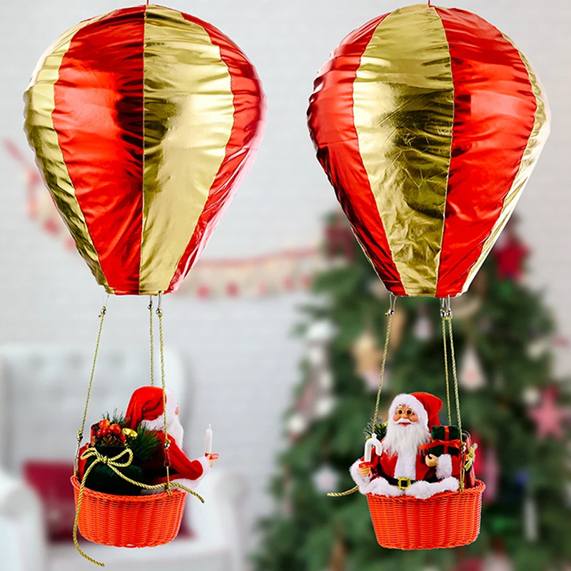 

Christmas Gifts Santa Claus Lantern Ball Hanging Pendants Navidad Ornaments New Year Gifts Christmas Decor for Home