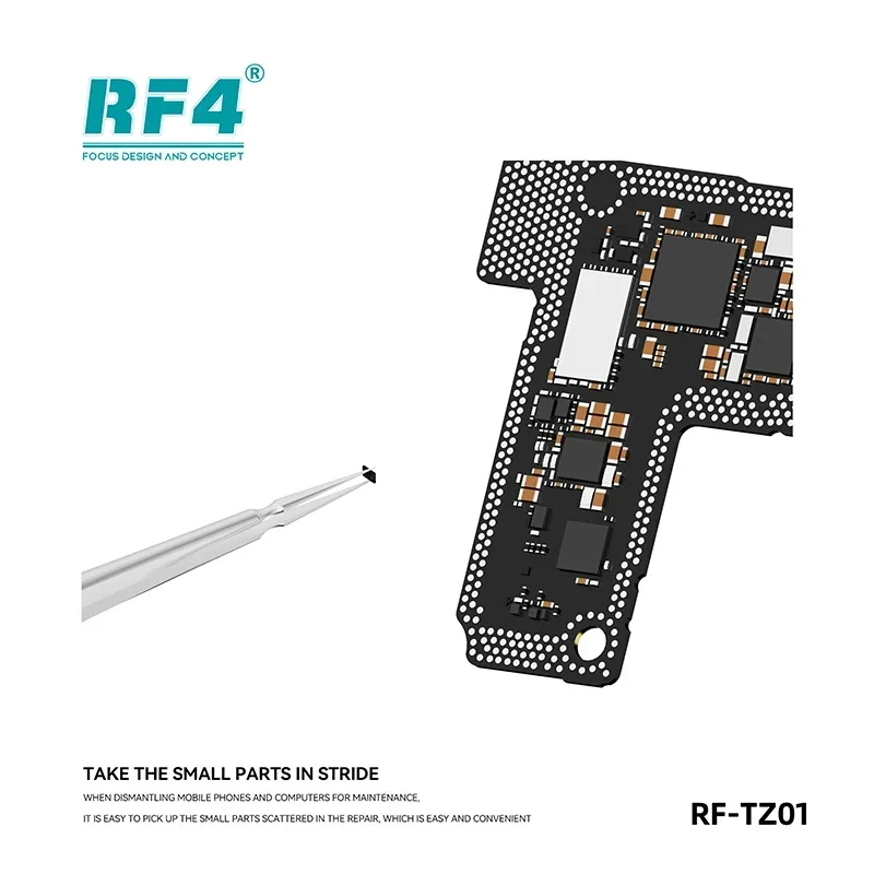 RF4 RF-TZ01 Очень острый пинцет Высокоточный зажим из нержавеющей стали для