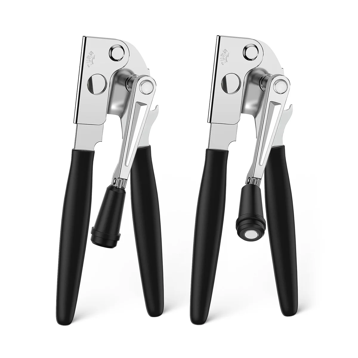 

2Pcs Commercial Can Opener Heavy Duty Hand Can Opener Manual Handheld Can Opener with Easy Crank Handle for Cans