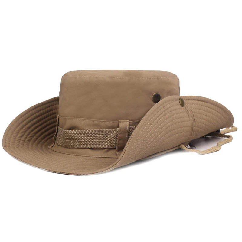 

Панама мужская с широкими полями, однотонная шляпа от солнца, дышащая, из полиэстера, сетчатая, летняя