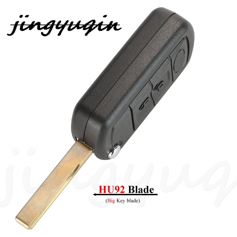 

Jingyuqin Складной Сменный Корпус Дистанционного Ключа Для Land Rover Range Sport Discovery HU101 HU92 Blade С 3 Кнопками Из ...