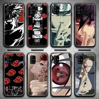 naruto akatsuki uchiha itachi gaara phone case for samsung galaxy a52 a21s a02s a12 a31 a81 a10 a30 a32 a50 a80 a71 a51 5g