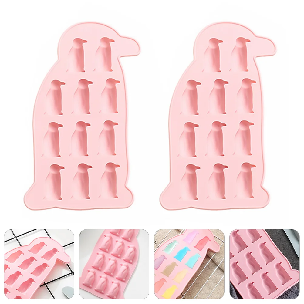 

2 Pcs Practical Lovely Reusable Multipurpose Chocolate Molds for Kitchen