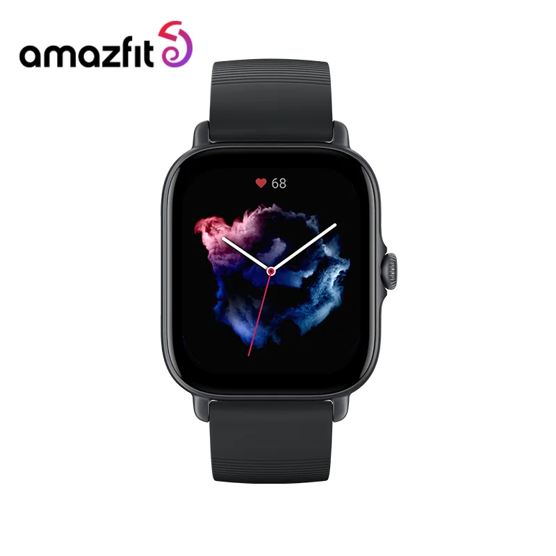 

New Amazfit GTS 3 GTS3 GTS-3 Smartwatch Zepp OS HD AMOLED display 1.75 inches 341 PPI 100 + Watchface Alexa Built in for Andriod