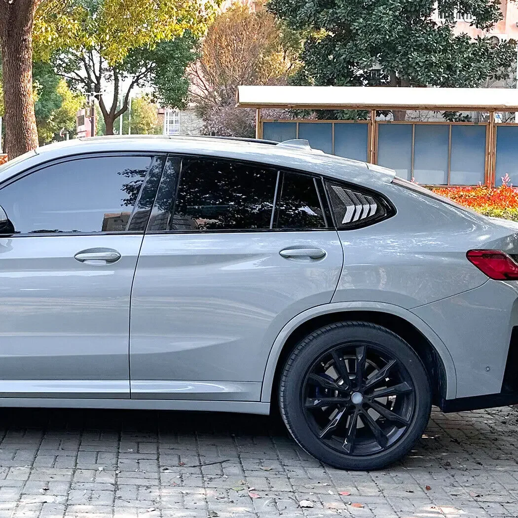 Для BMW X4 G02 2018-2024 Автомобильная задняя жалюзи оконная боковая крышка накладка
