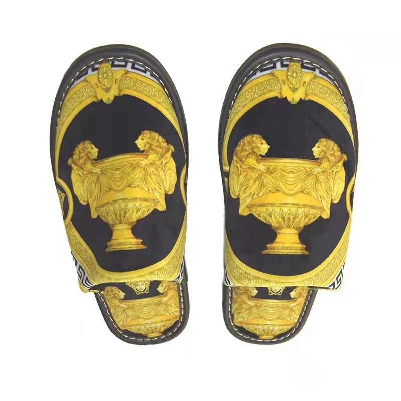 

Home Cotton Slippers Men's Winter Slippers Women's Pontoufle Indoor Thick Slipper Shoes