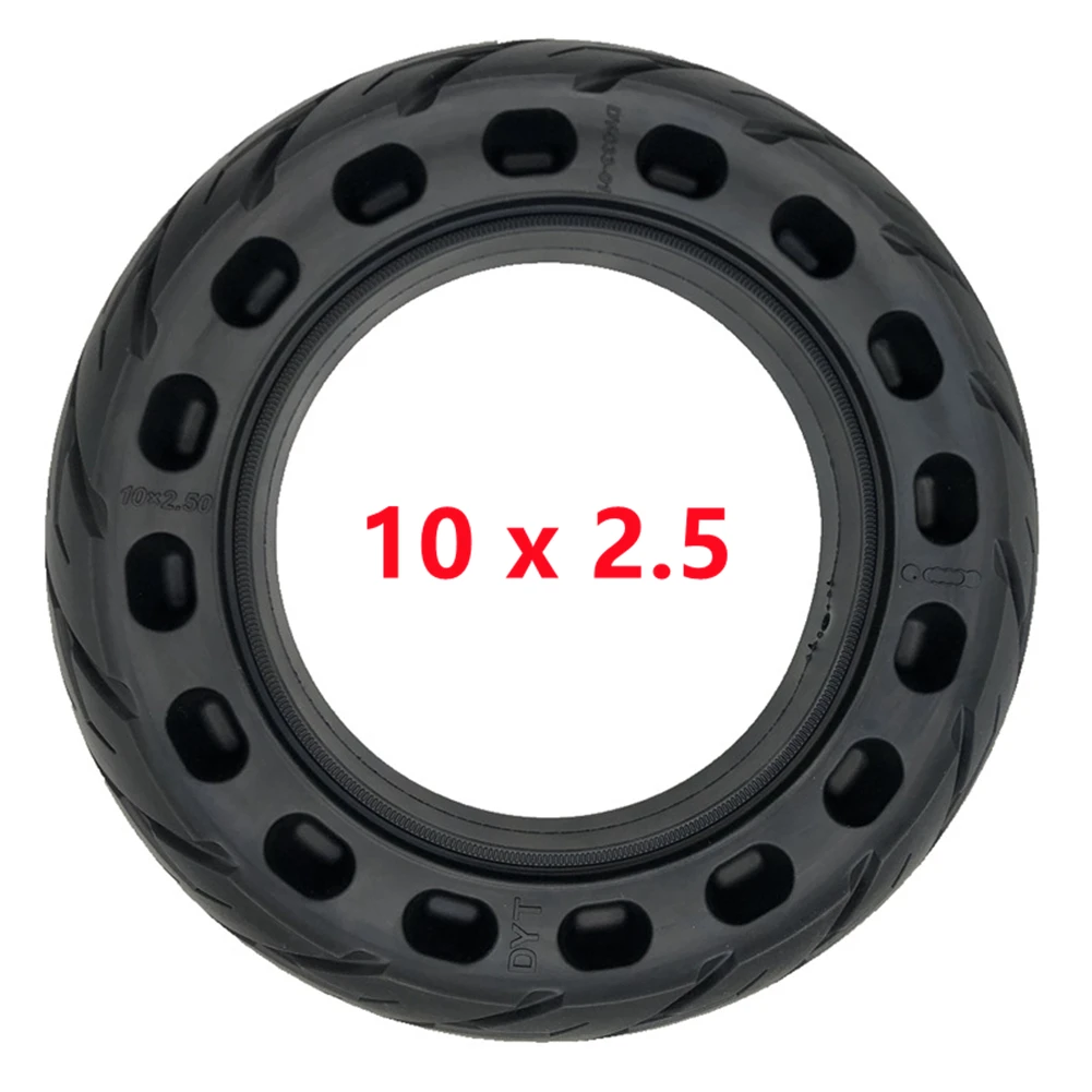 

Electric Scooter 10 Inch Solid Tire Honeycomb Rubber Puncture-Proof Tyre 10x2/10x2.125/10x2.5 Non-pneumatic Tirenon-slip Cycling