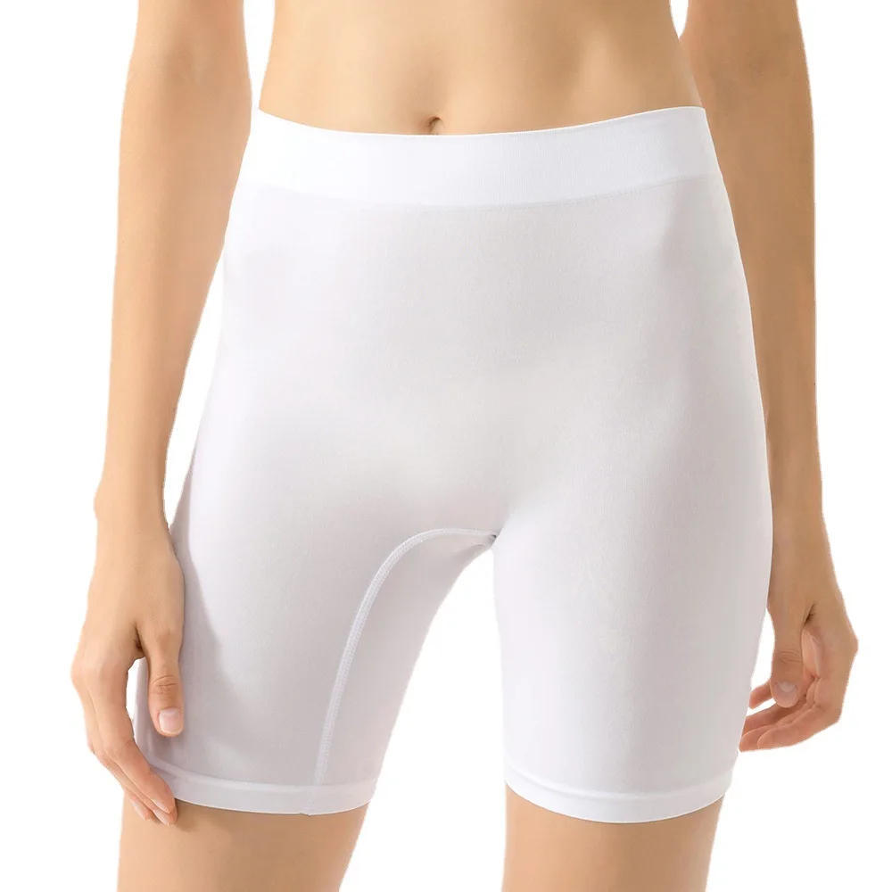 Lady's safety pants were comfortable and tight,with high flat waist and lifting buttocks Safety Shorts Pants