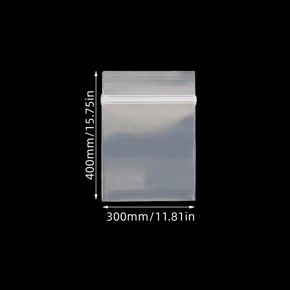 50 шт./партия прозрачные пакеты с застежкой-молнией