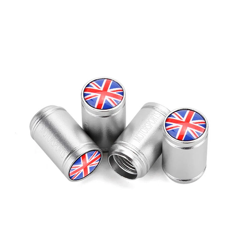 

4 шт./компл., автомобильные шины с флагом Великобритании, крышка клапана колеса, Стайлинг автомобиля для Mini Cooper Countryman Clubman R55 R56 R60 F55 F60