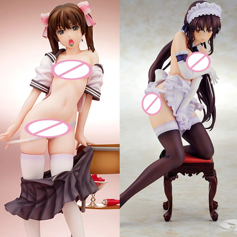 

High Quality Figure Toys S Strawberry Girl Girl M Maid Standing Poseture Sexy Beautiful Girls 20cm PVC Collective Doll Model