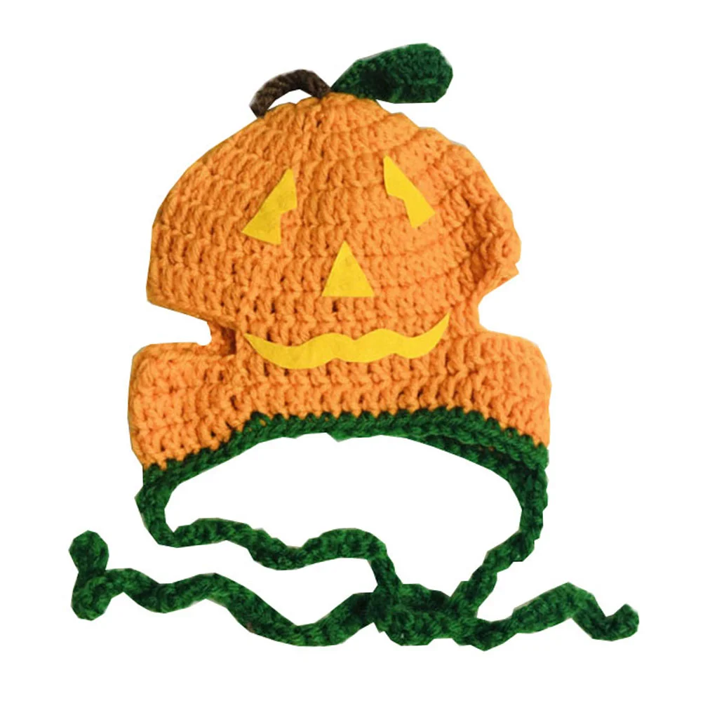 

1Pc Halloween Pet Decorative Hat Pumpkin Hat Pet Halloween Costumes