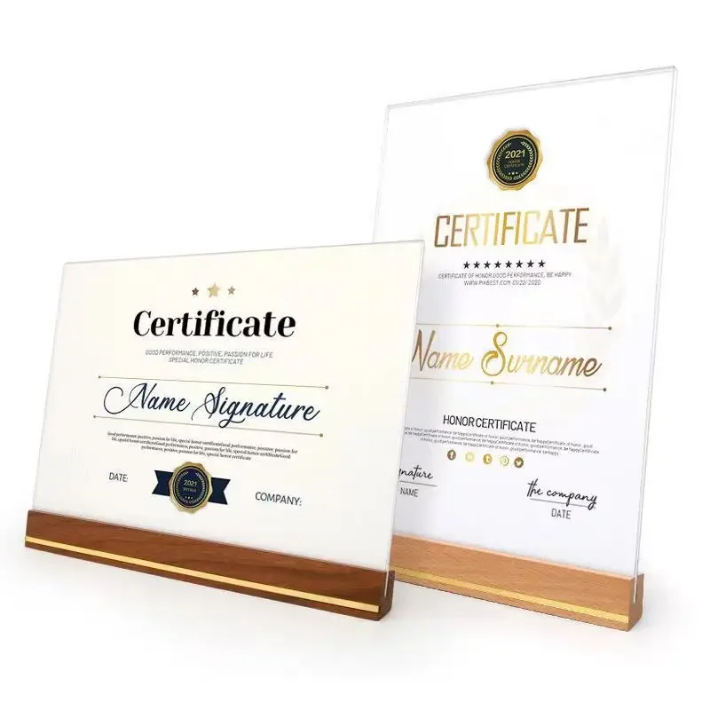 Держатель для вывесок A4 акрил ZHOUZHI