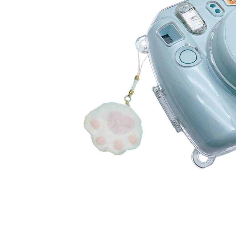 Подвеска в виде кошачьей лапы из фетра ремешок для телефона милое украшение