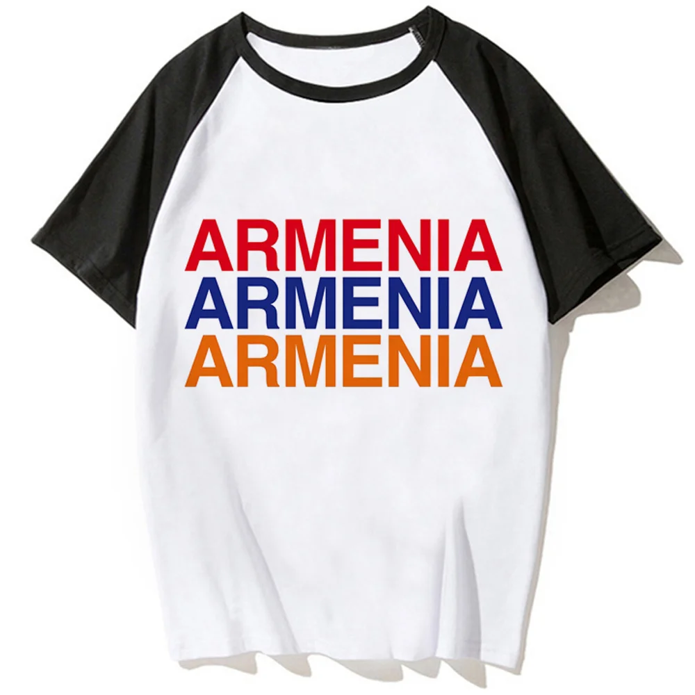 

Футболки с надписью армянь, Женский Топ Y2K, женская дизайнерская одежда Аниме y2k