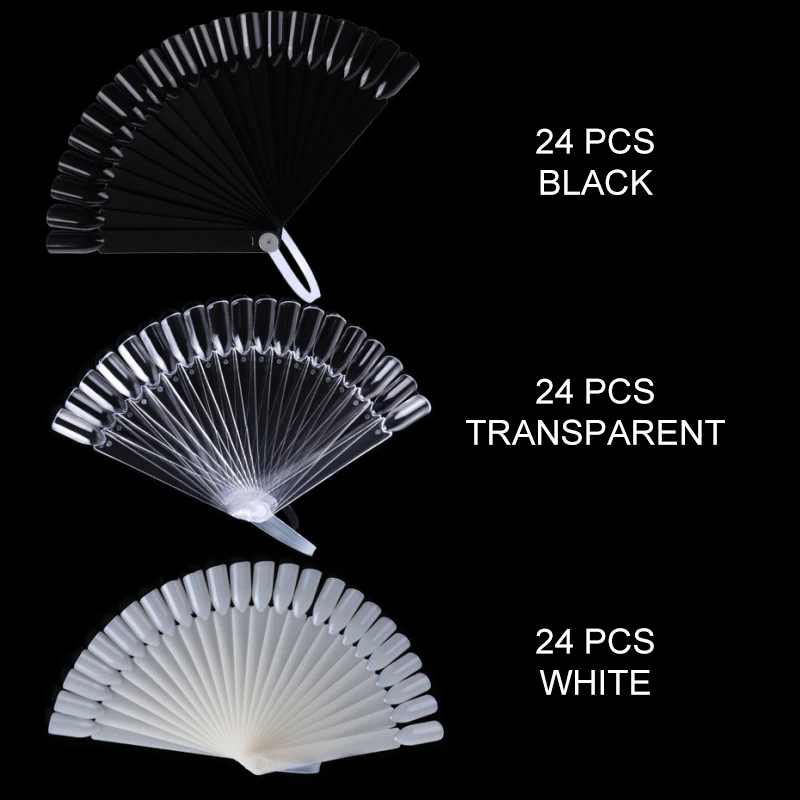 

32PCS/Set Ring Practice Display Tools Decoration Chart Palette False Nail Art Tips Polish Color Care Acrylic Fake Round Wheel