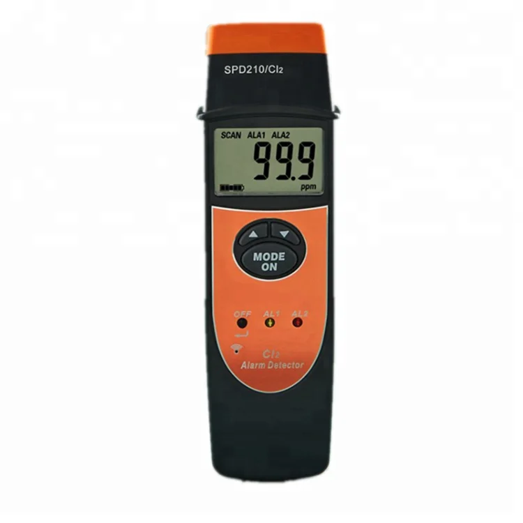 

Portable CL2 Chlorine Detector 0~100PPM CL2 Gas Analyzer 0.1PPM Precise LCD Chlorine Tester Meter Sound Light Alarm Backlight