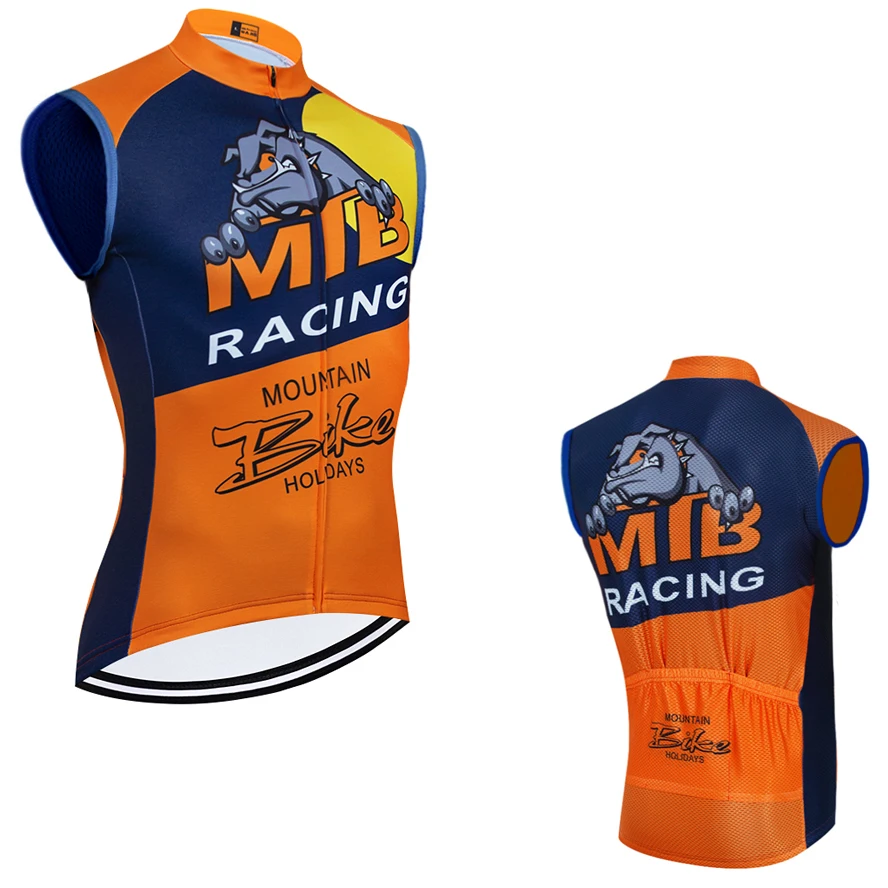 

RED Windproof Cycling Jersey BULL Bike Maillot VEST MTB Ropa Ciclismo MEN Women Summer Bicycling T-shirt Clothing