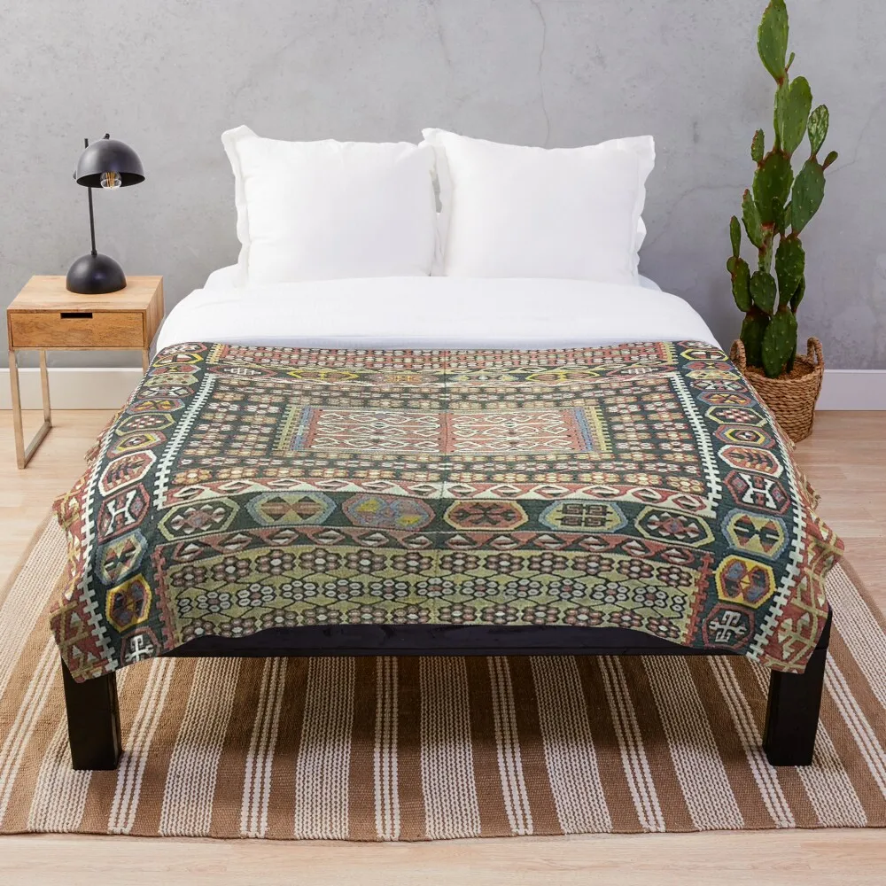 

Винтажное декоративное плетение Кайсери килима, плетение навахо, плетеное ацтекстильное одеяло Кейси, турецкое, индийское, Навахо, зеленое,...