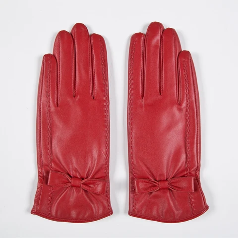 Женские кожаные перчатки GOURS, серые перчатки из натуральной козьей кожи, с флисовой подкладкой, GSL003, зима