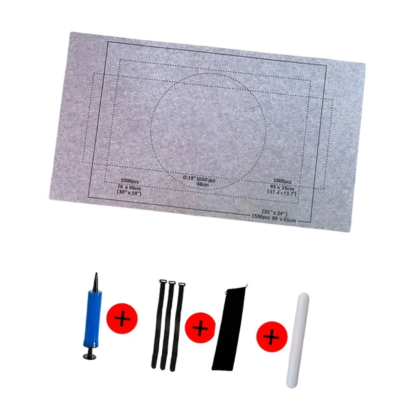 Коврик для хранения пазлов рулонный коврик держатель головоломки на 1500 деталей