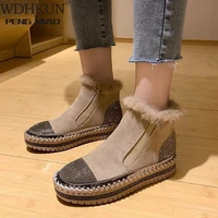ladies wedge shoes over wear retro style womens sneakers suitable for high top one step lazy fashion boots 2021 new