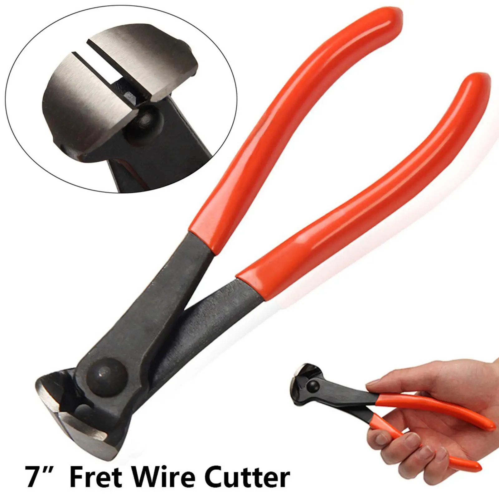 

End nippers Plier Non Slip Guitar Repair Tool Guitar Bass String Cutter for Alloy Wire Cable Tie Crafts Aluminum Wire Nails