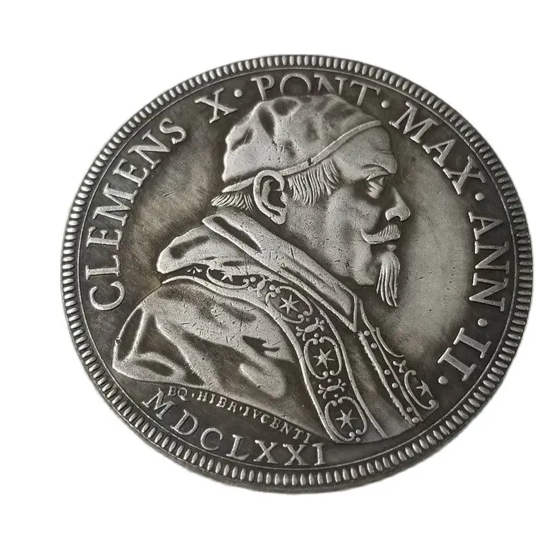 

Italy Vintage Silver Plated Coins Copy Commemorative Coin Collectibles Coin Home Decoration Magic Coin Christmas Gift95