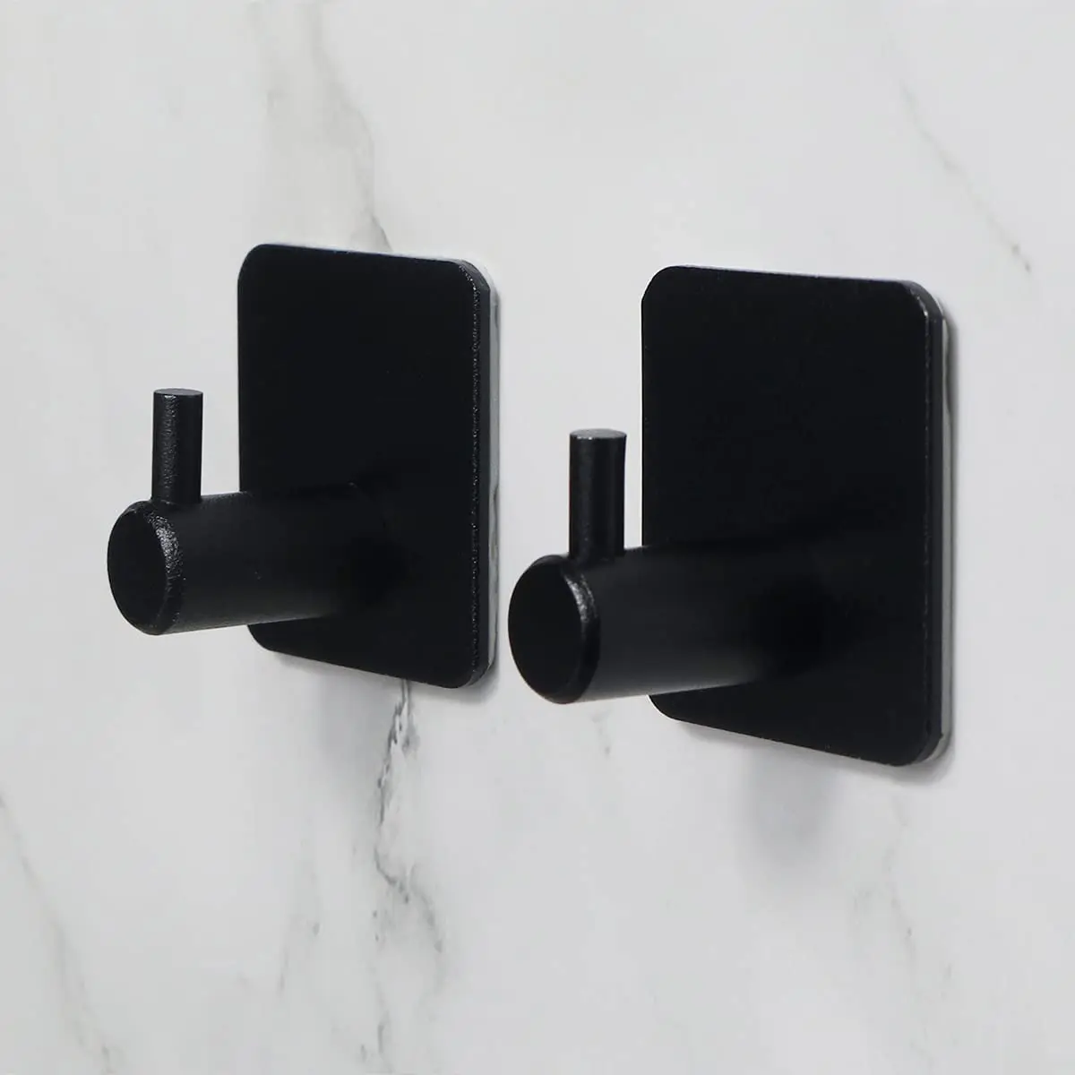 

4.5x4.5cm Sticker Adhesive Stainless Steel Wall Mount Holder Hook Door Clothes Coat Hat Hanger Hanger Towel Clothes 12Pack