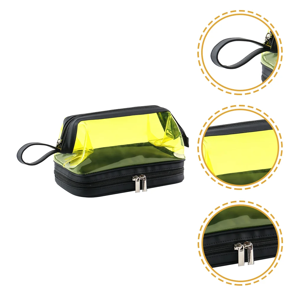 

Travel Pouch Toiletry Makeup Organizer Clear Carry Wash Luggage Organizers Accessories Toiletries Storage Zipper Makeup bag