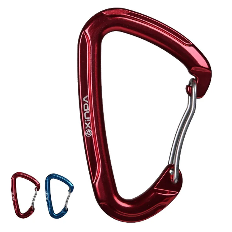 

P174 Lightweight steel wire door quickly hanging mountaineering climbing ice climbing supplies safety buckle Climbing hook
