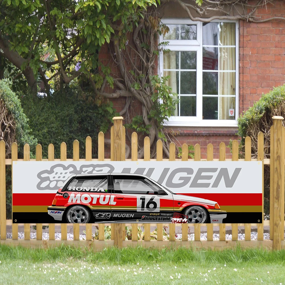 ZXBanner 60*240 баннеры на машину Полиэстер Печатный флаг для гаража или наружного