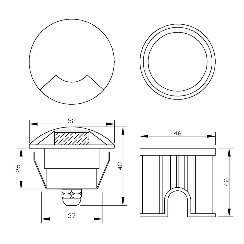 4 шт. подводные светодиодные RGB-лампы для бассейна 12 В 24 2 Вт