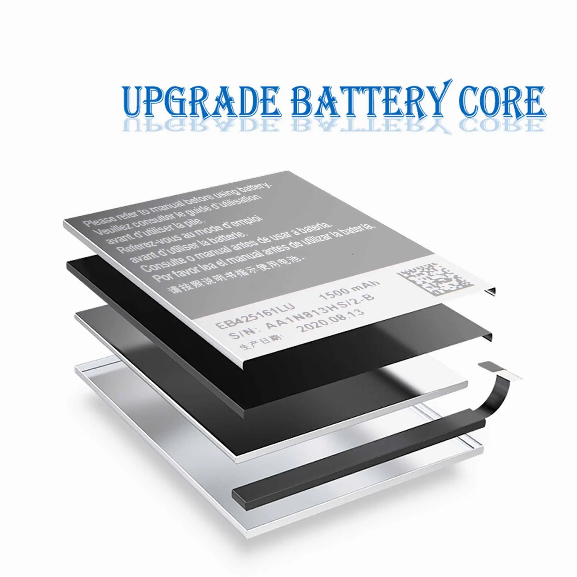 EB425161LU Battery For Samsung S7560 S7566 S7568 S7572 S7580 i8190 I739 I8160 S7582 J1MINI Repair Part Original Capacity Phone enlarge