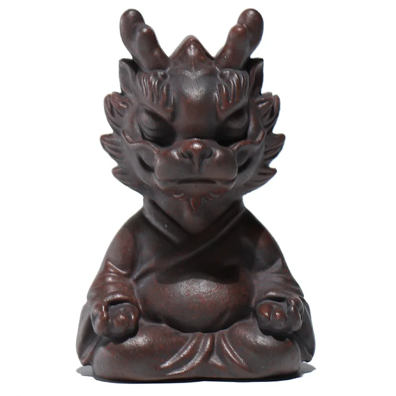 

Фигурка чайного дракона из фиолетовой глины Yixing