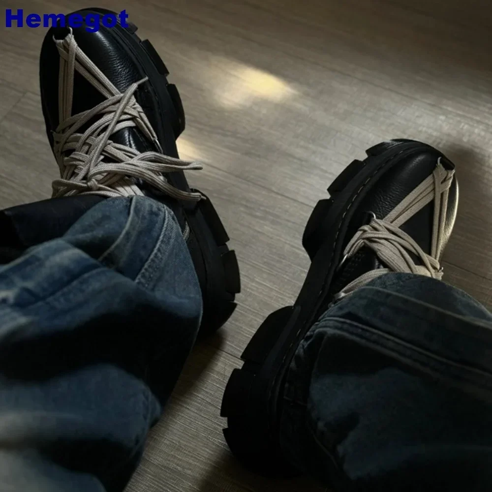 na grubej podeszwie z paskiem krzyżowym 2024 нові круглі носки чорні модні жіночі короткі черевики