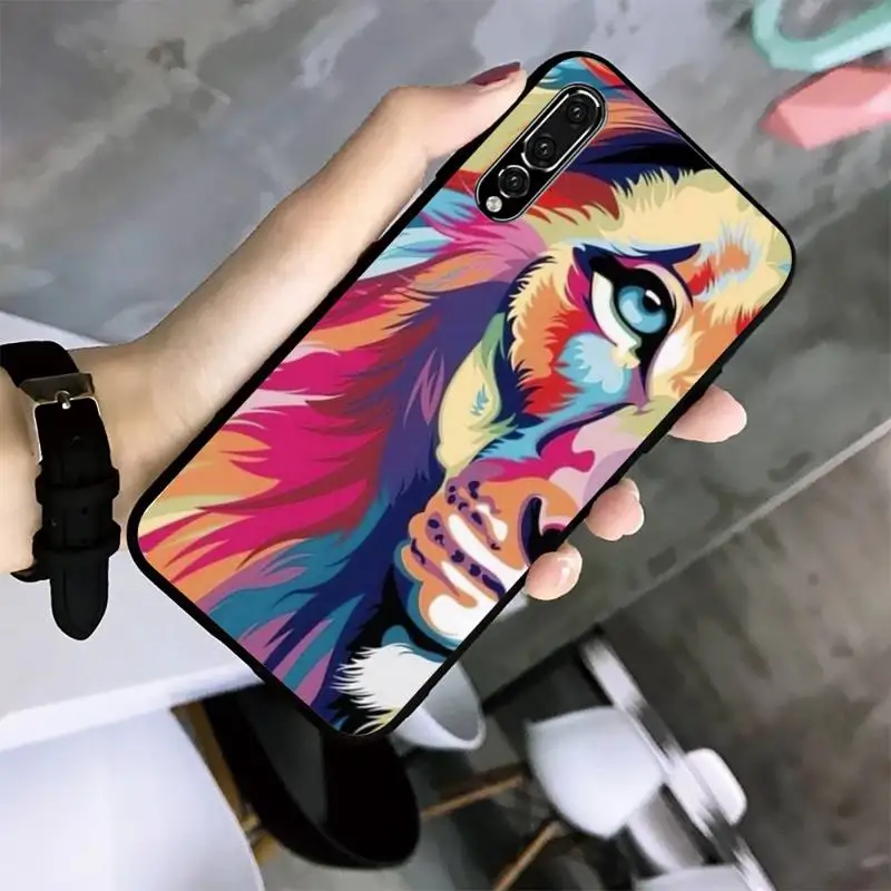 Чехол для телефона с изображением свирепного Тигра Huawei G7 G8 P7 P8 P9 P10 P20 P30 Lite Mini Pro P