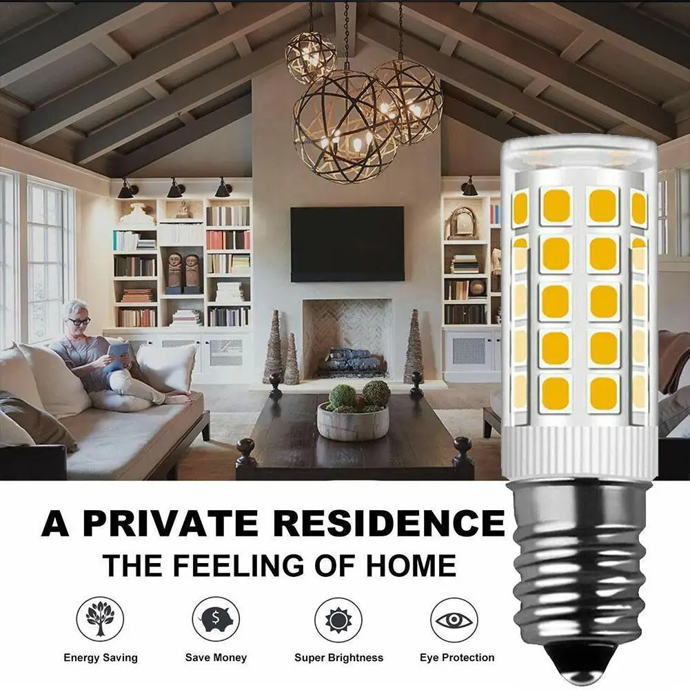 

3 Вт, 5 Вт, 7 Вт, E14 светодиодная лампочка, мини-лампочка-кукуруза, 360 градусов, фотолампочка для замены, галогеновая лампочка D4c9