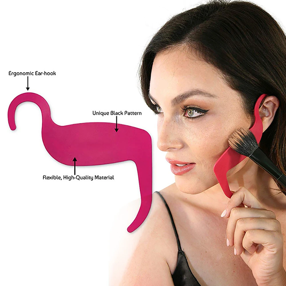 

1pc Contour Curve Stencil Makeup Tools Eyebrow Shaper Eyeliner Card Face Cheek Nose Makeup Model Beauty Make Up Accessories