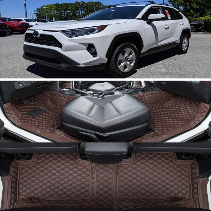 

Custom Fit Car Floor Mats For Toyota Rav4 Fuel Version 2020 Double Single Layers Leather And Wire Foot Mats Durable Waterproof