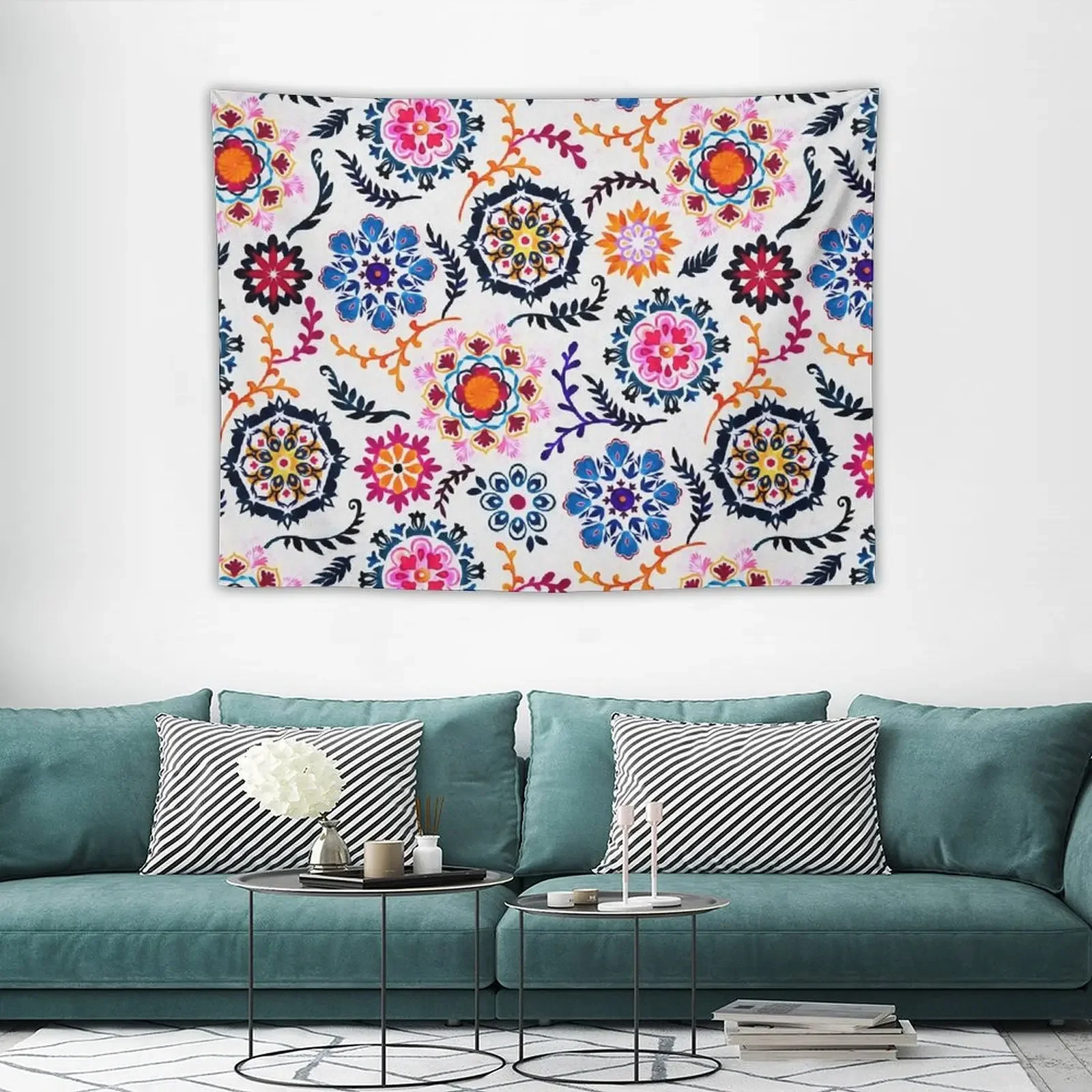 Настенный Гобелен приятного цвета с узором сюзани украшения спальни