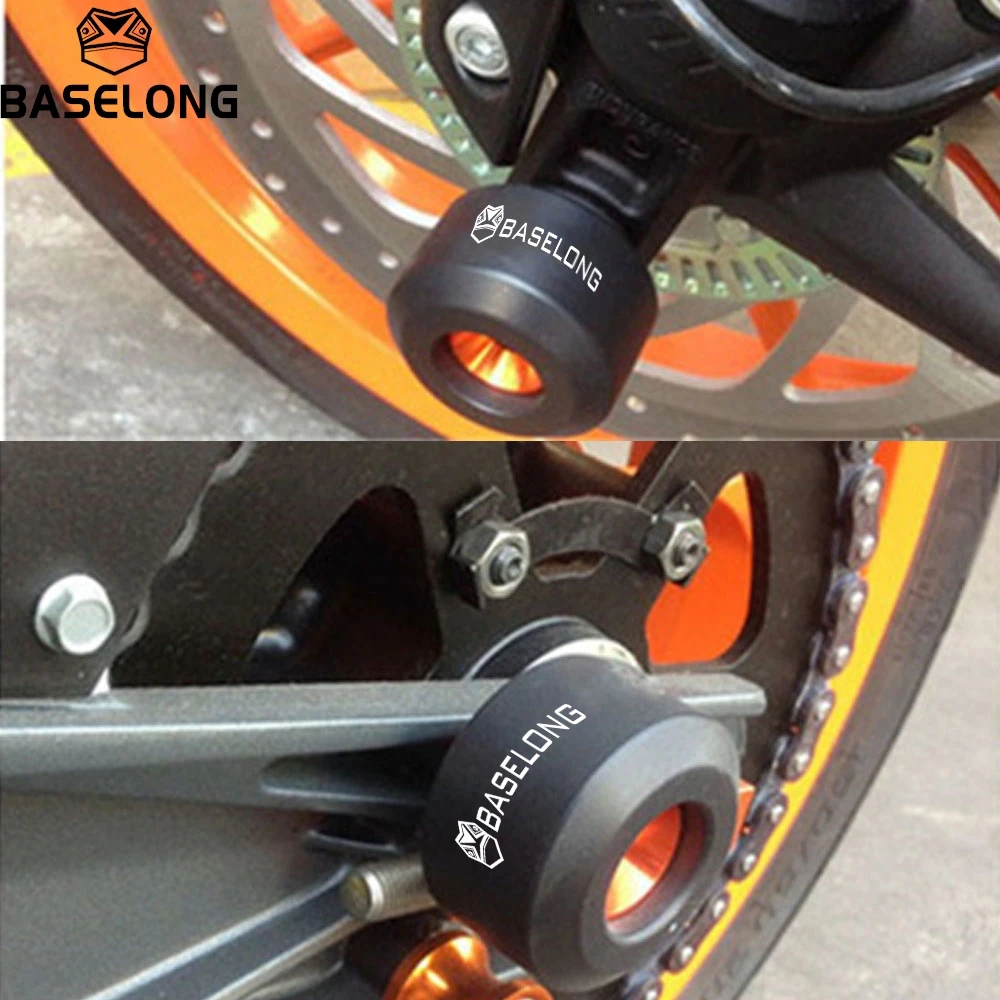 Для мотоциклов KTM DUKE 125 200 250 390 2012-2016, 2018-2026: Защита передней и задней вилки, рамы и колес от падений (слайдеры) (art.: 3920db38fa82d) - 3920db38fa82d