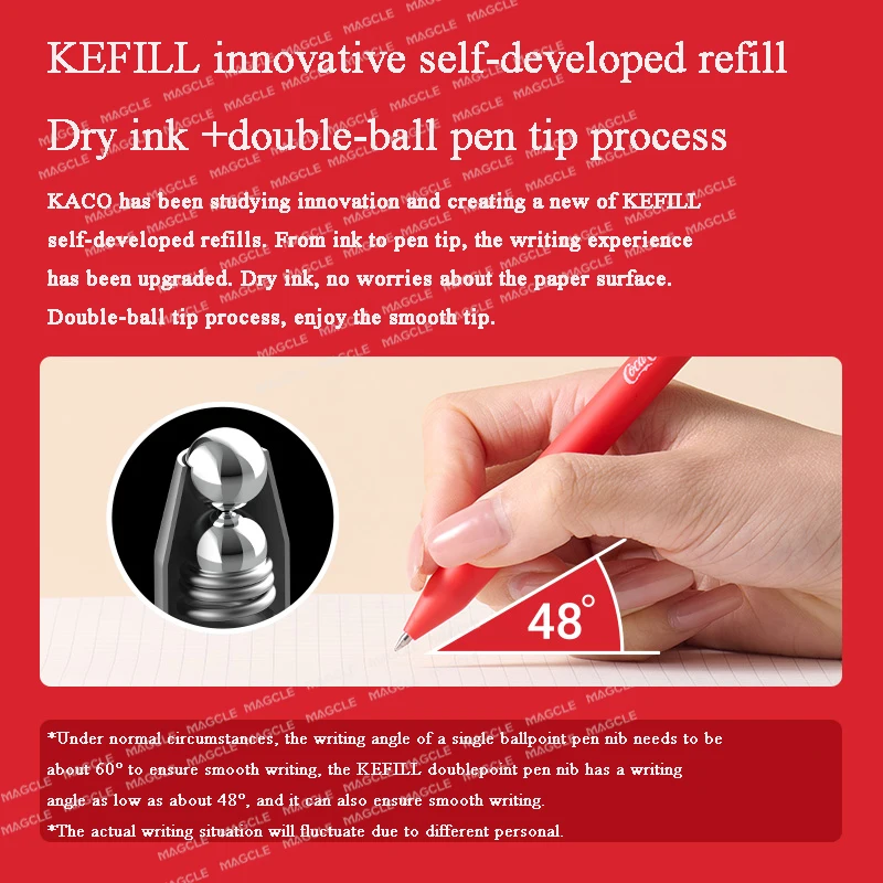 Фото 4 шт. нейтральные ручки Kaco Coca-Cola Limited Edition, милый медведь bol riskrafos gel 0,5 мм, черные, быстросохнущие, гладкие канцелярские принадлежности №5