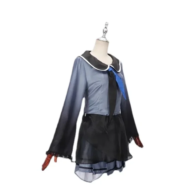 Asahina Mafuyu Косплей Костюм Парик Аниме Проект Sekai Красочный Сценический Хэллоуин