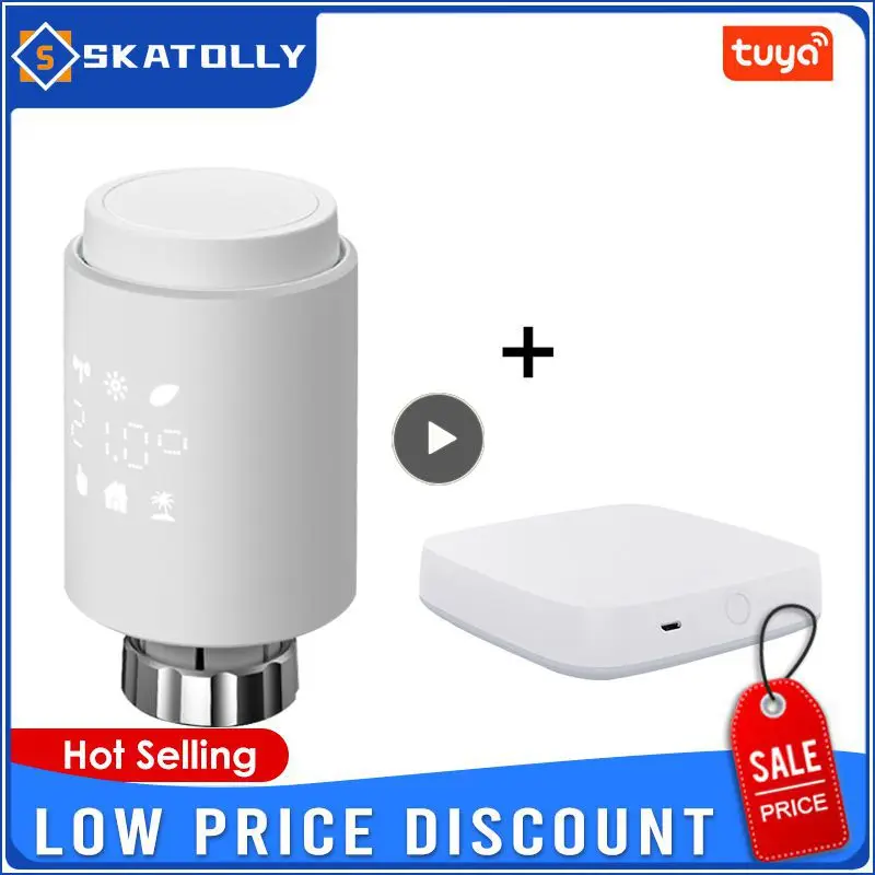 

Smart Home Smart Radiator Actuator Smart Life Remote Contro Thermostatic Radiator Valve Tuya Temperature Controller Zigbee